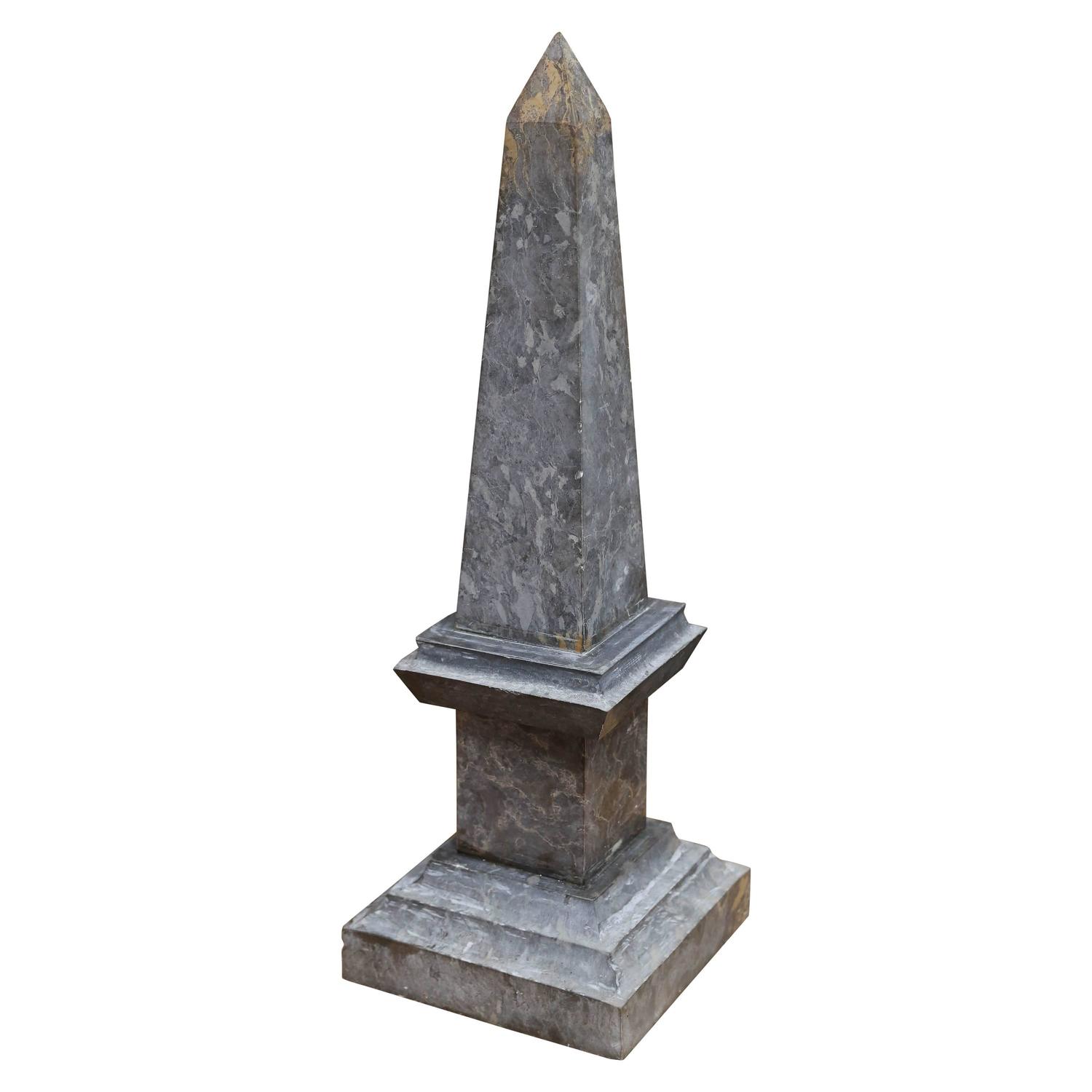 Vintage Marble Obelisk For Sale at 1stdibs