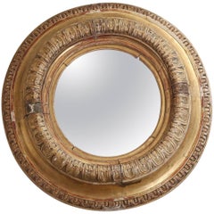 Vintage 18th Century Round Mirror