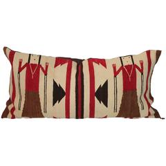 Early Yea Navajo Indian Weaving Pillow