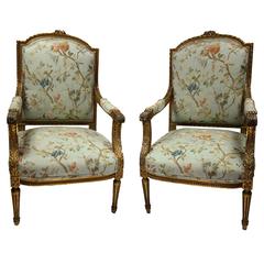 Pair of 19th Century Louis XVI Style Chairs