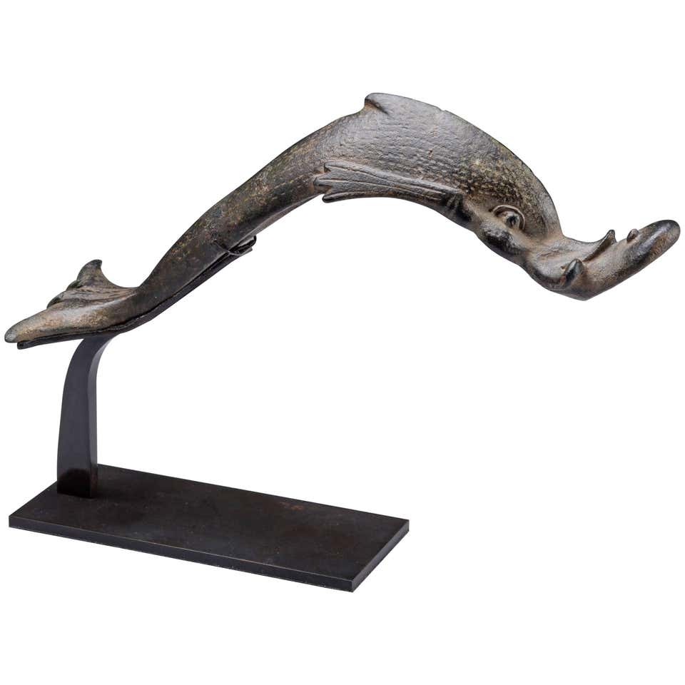 Ancient Roman Bronze Dolphin, 200 AD at 1stDibs | ancient roman dolphin