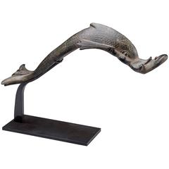 Antique Ancient Roman Bronze Dolphin, 200 AD