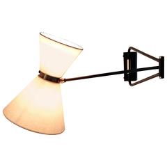 1950s "Diabolo" Articulated Sconce by Maison Lunel