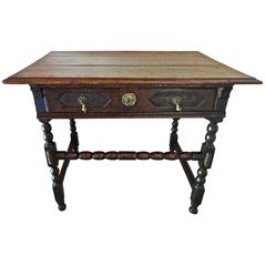 English Jacobean Oak Table