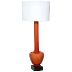 Beautiful Tall Murano Table Lamp