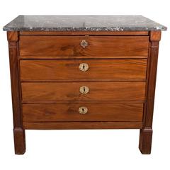 Small French Chest with Marble Top