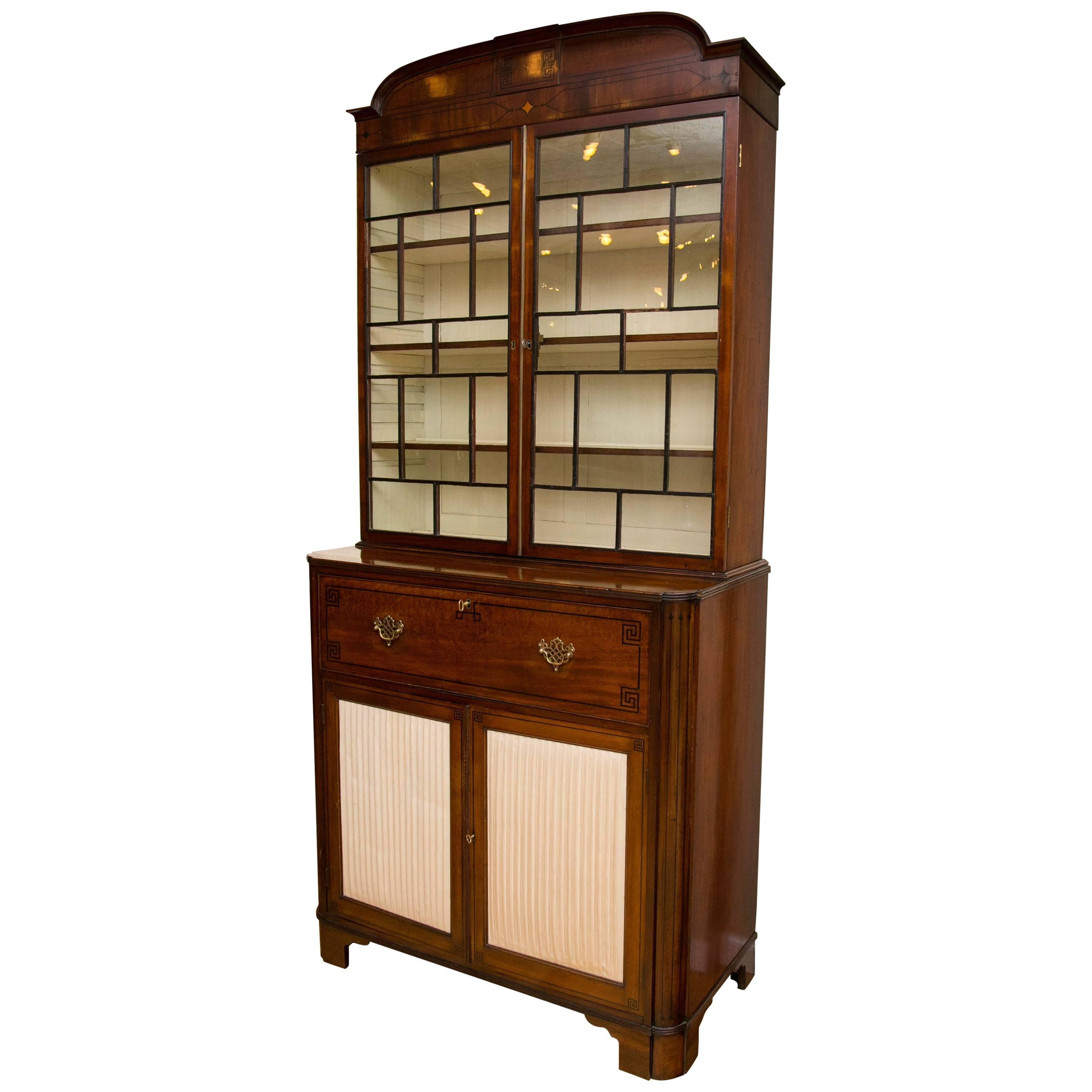 A Regency Period Century Secretaire Bookcase