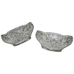 Pair of 19th Century Irish Crystal Fruit Bowls 4