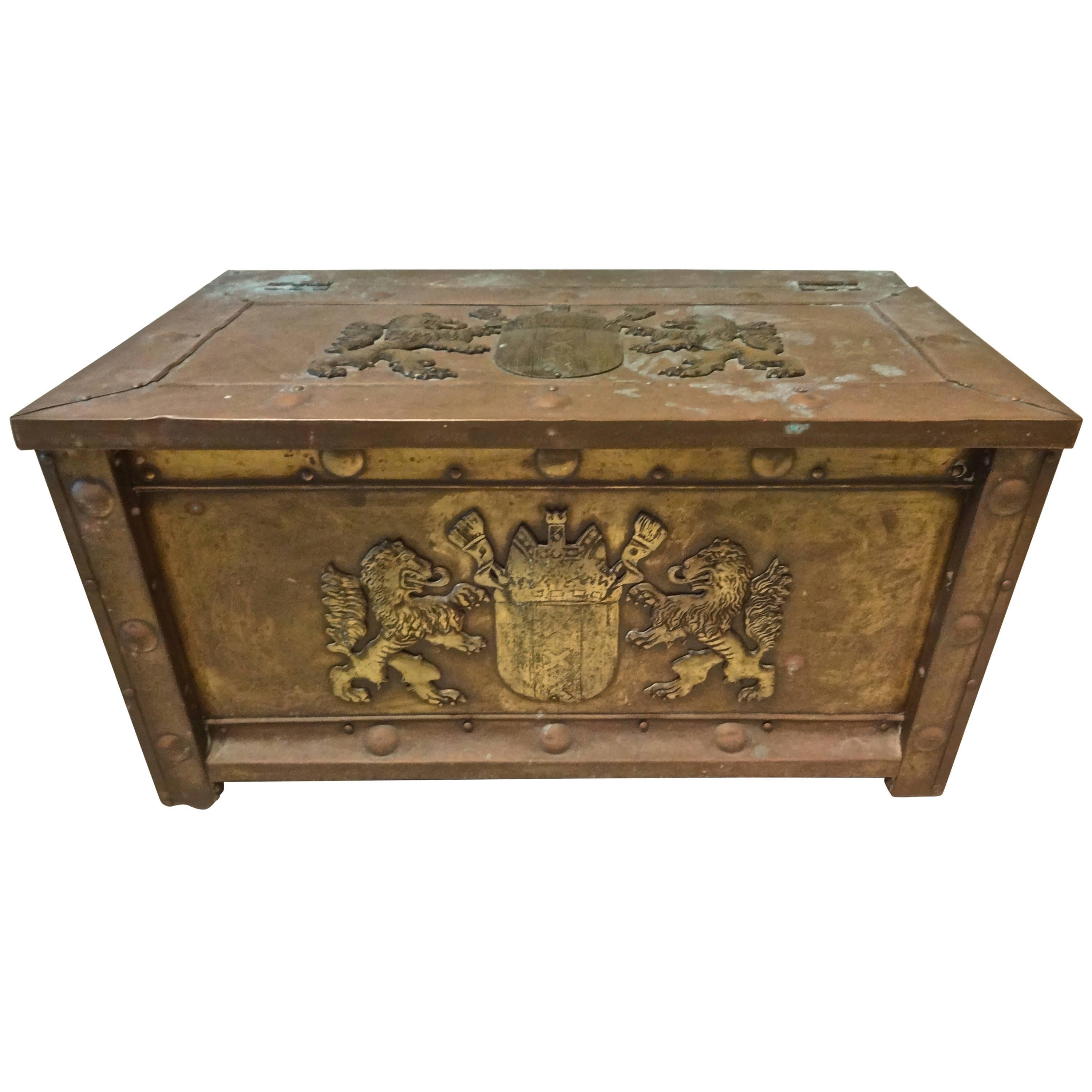Netherlands, Amsterdam Copper-Clad Chest or Trunk