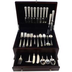 Antique Fairfax by Gorham Sterling Silver Flatware Set for Eight Service 72 Pieces