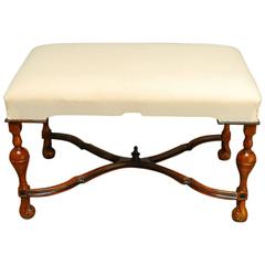 Italian Carved Oak Bench 11
