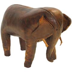 Vintage Abercrombie and Fitch Elephant Footstool