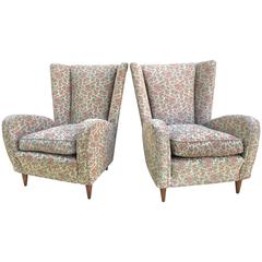 Pair of Paolo Buffa Armchairs, Italy, circa 1950