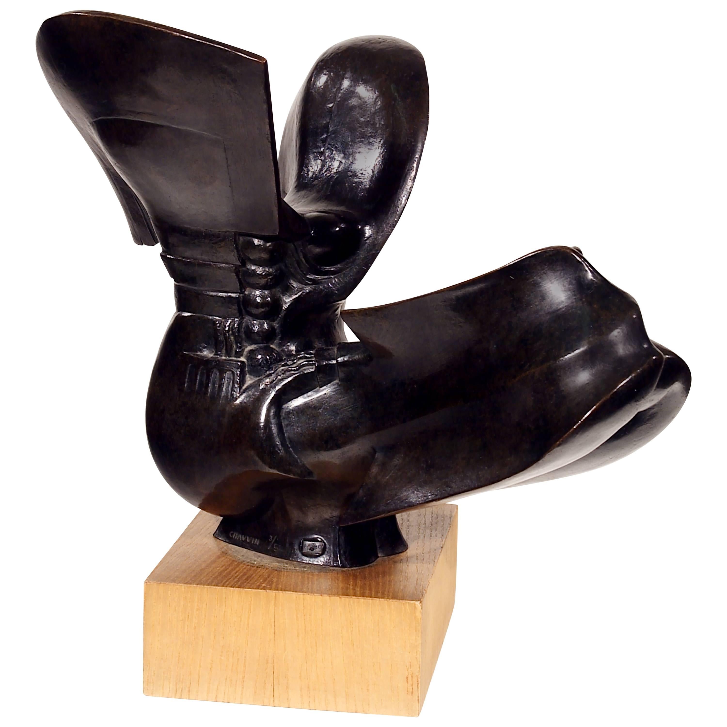 Jean Chauvin, Lovers, 1934, Bronze N°3/5 For Sale