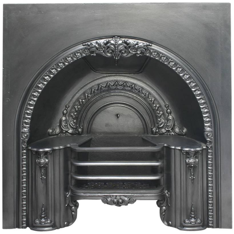 Mid-19th Century Reclaimed Arched Hob Register Grate