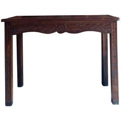 Antique 19th Century Carved Oak Hall Table Antique 19th Century Carved Oak Hall Table