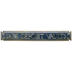 Advertising Sign Bronze Bank Vaults, circa 1912 7