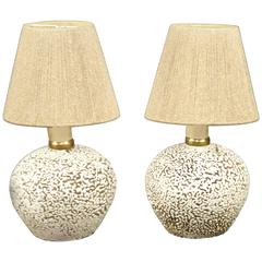 Pair of Small Lamps, France, circa 1950 8