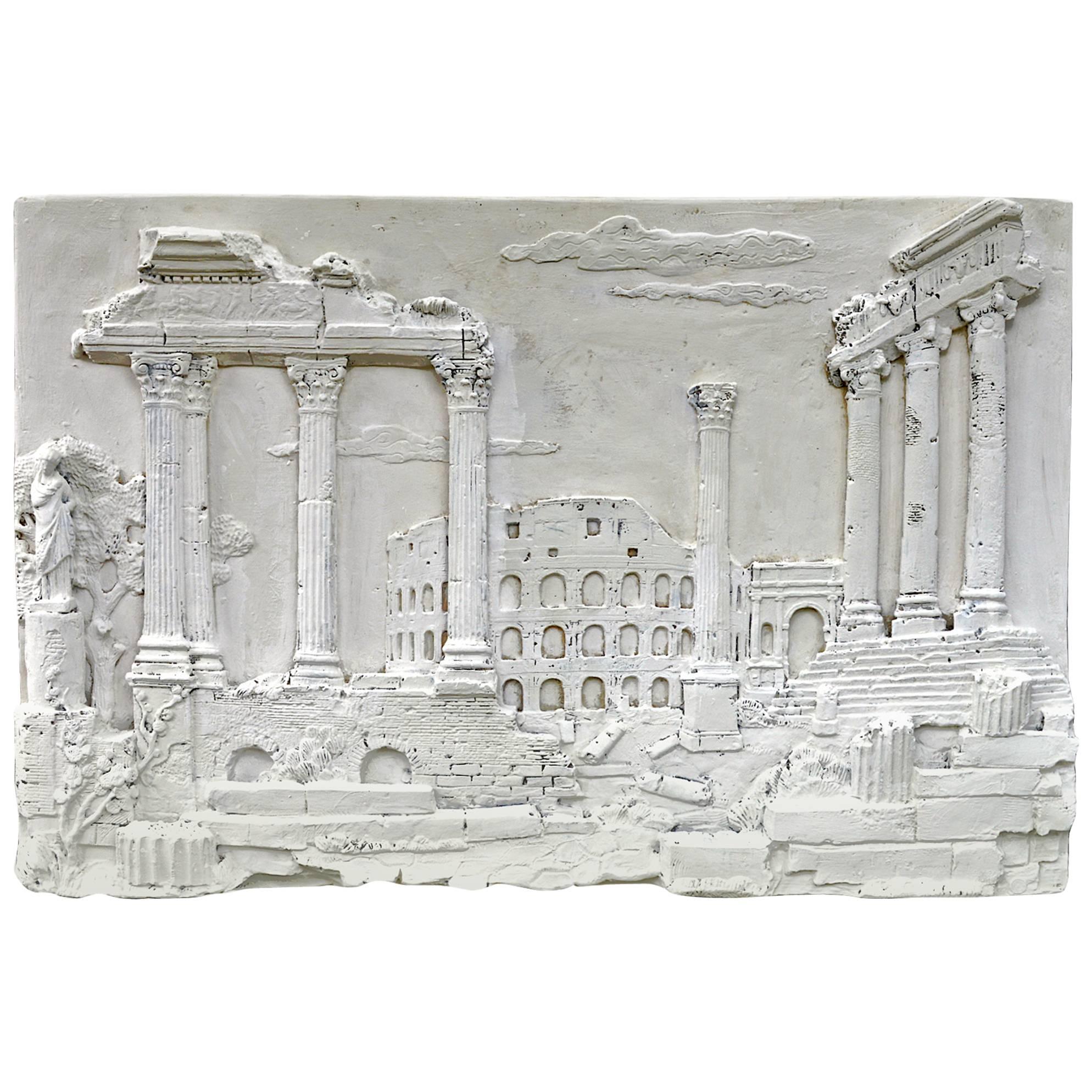 Plaster Wall Hanging of a Classical Scene