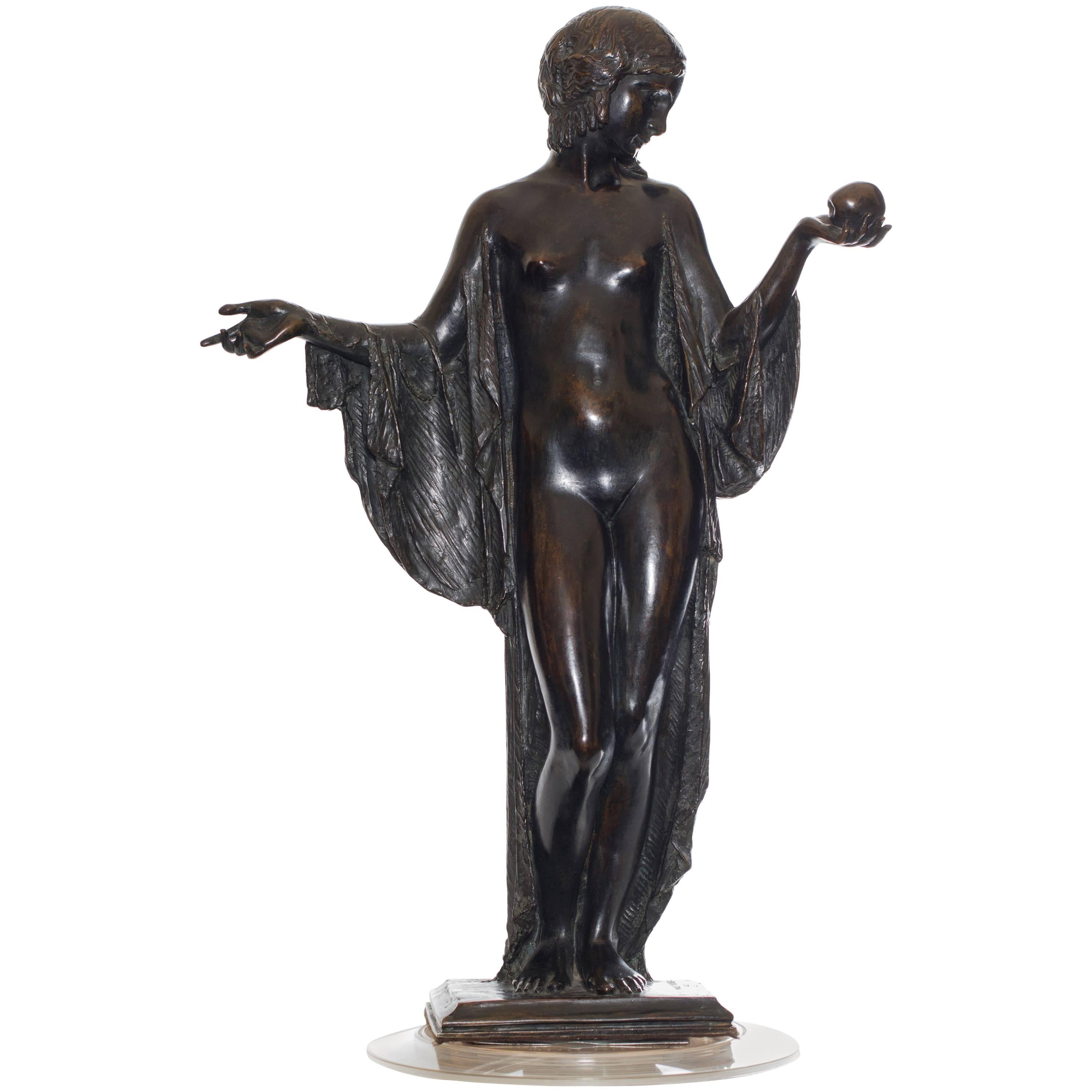 Mario Joseph Korbel Adolescence, a Bronze Female For Sale