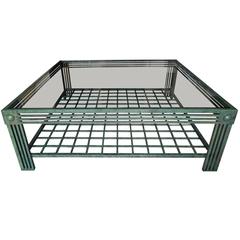 Postmodern Verdigris and Bronze Finish Spectacular Coffee Table by Steve Chase 8