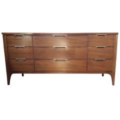 Kent Coffey Walnut Dresser