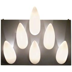 Set of Six 20th Century Wall Lights by Floss