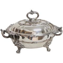 English Sheffield Silver Tureen