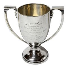 Sterling Silver Champion Cup Presented in 1934