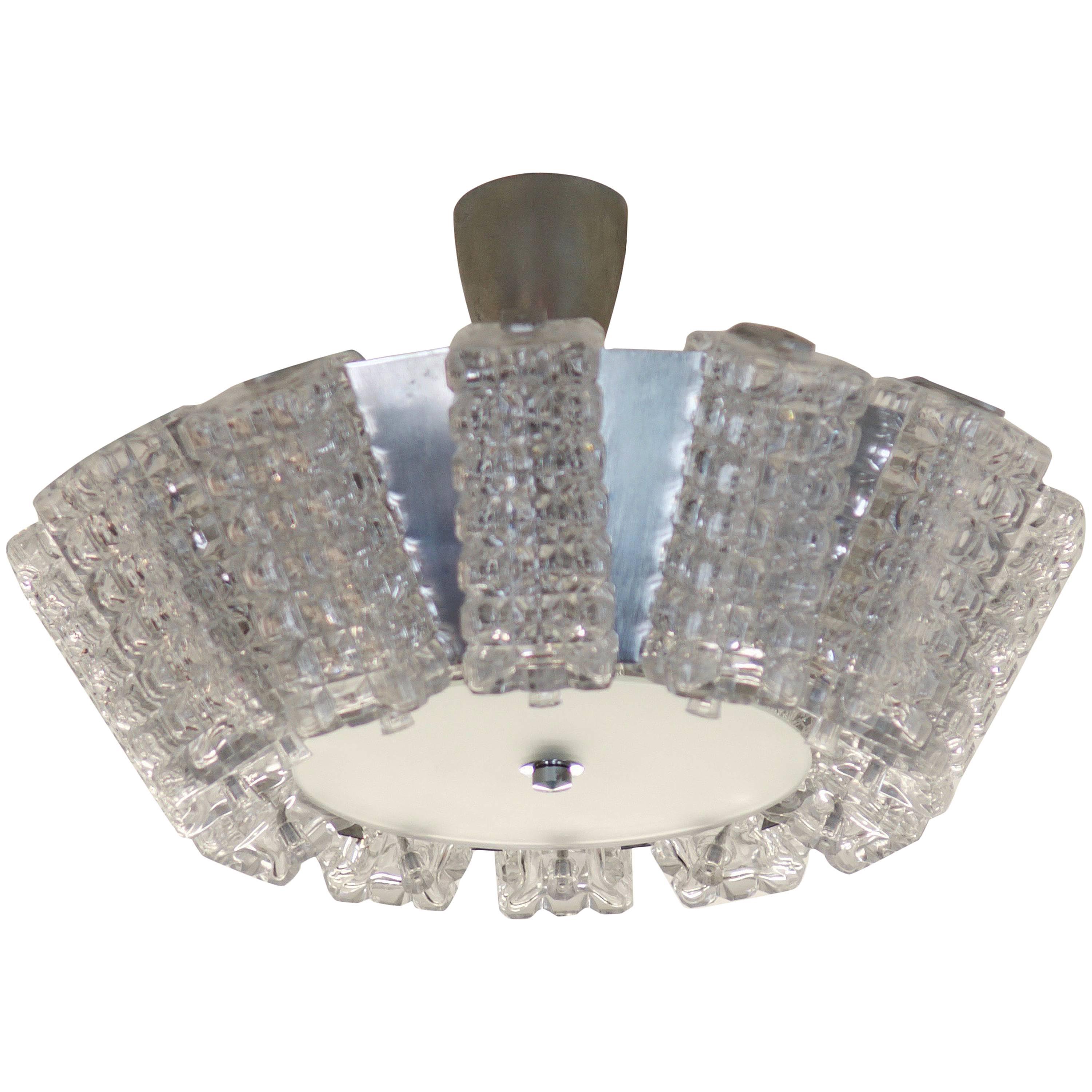 Flush Mount Mid-Century Chandelier by Austrolux