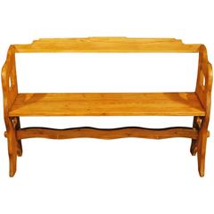 Late 19th Century Danish Pine Bench