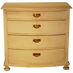 Antique Bow Front Chest in the Gustavian Style