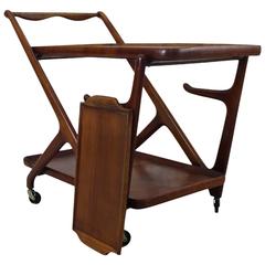 Tea Trolley by Cesare Lacca for Cassina with small loose tray 9