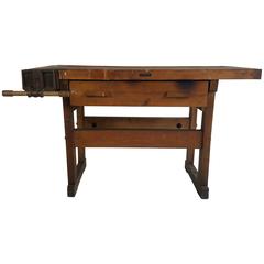 Small Industrial Work Bench, C. Christiansen, Abernathy Vice