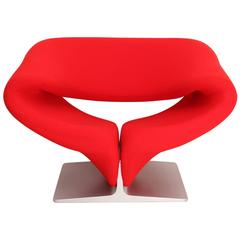 Vintage Ribbon Chair Designed by Pierre Paulin, Edited by Artifort in 1966