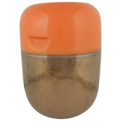 Ceramic Stool in Orange and White Chrome from the House of Pols Potten
