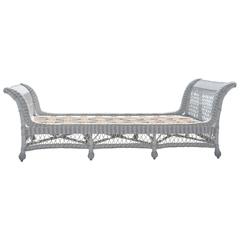 Antique Bar Harbor Wicker Bed 3