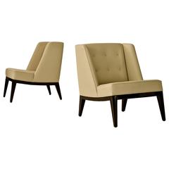 Rare Edward Wormley "Janus" Lounge Chairs 8