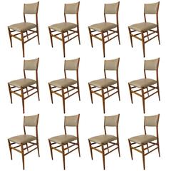 12 Chairs Designed by Gio Ponti