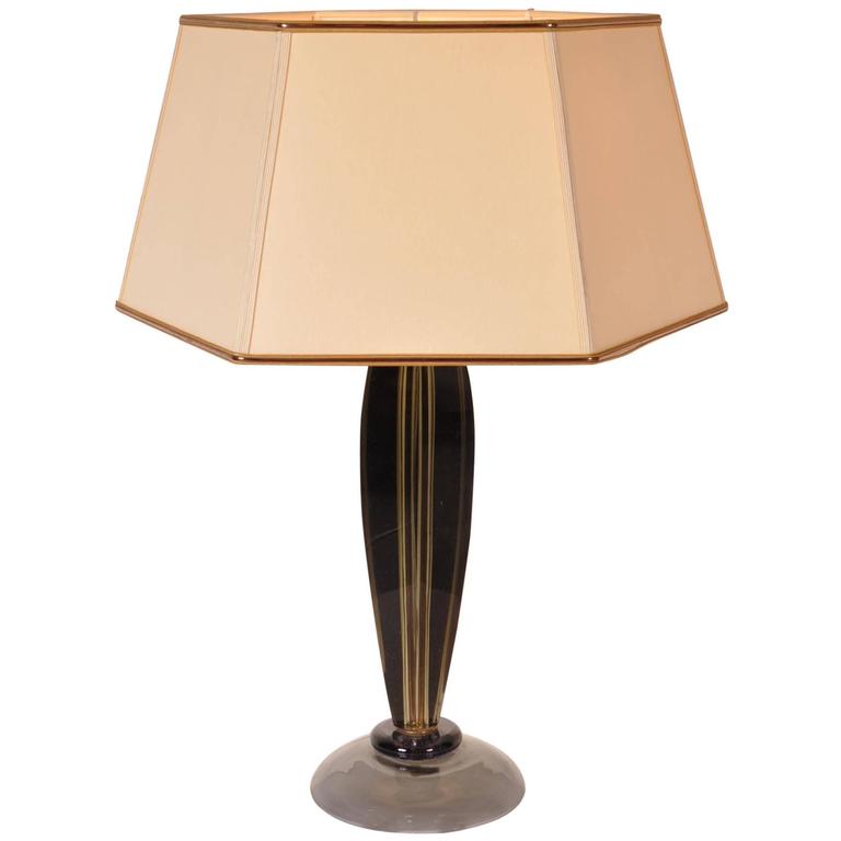 Travertine Table Lamp By Giuliano Cesari For Sormani Italy Circa Table Lamp By Flavio Poli For Seguso Italy Circa 1960