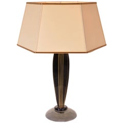 Table Lamp by Flavio Poli for Seguso, Italy, circa 1960