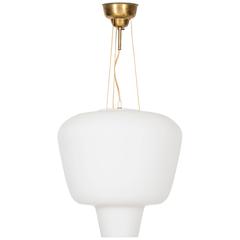 Ceiling Lamp in Opaline Glass Produced by ASEA in Sweden 2