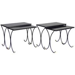 Pair of Nesting Tables in the Style of Jean Royère 5