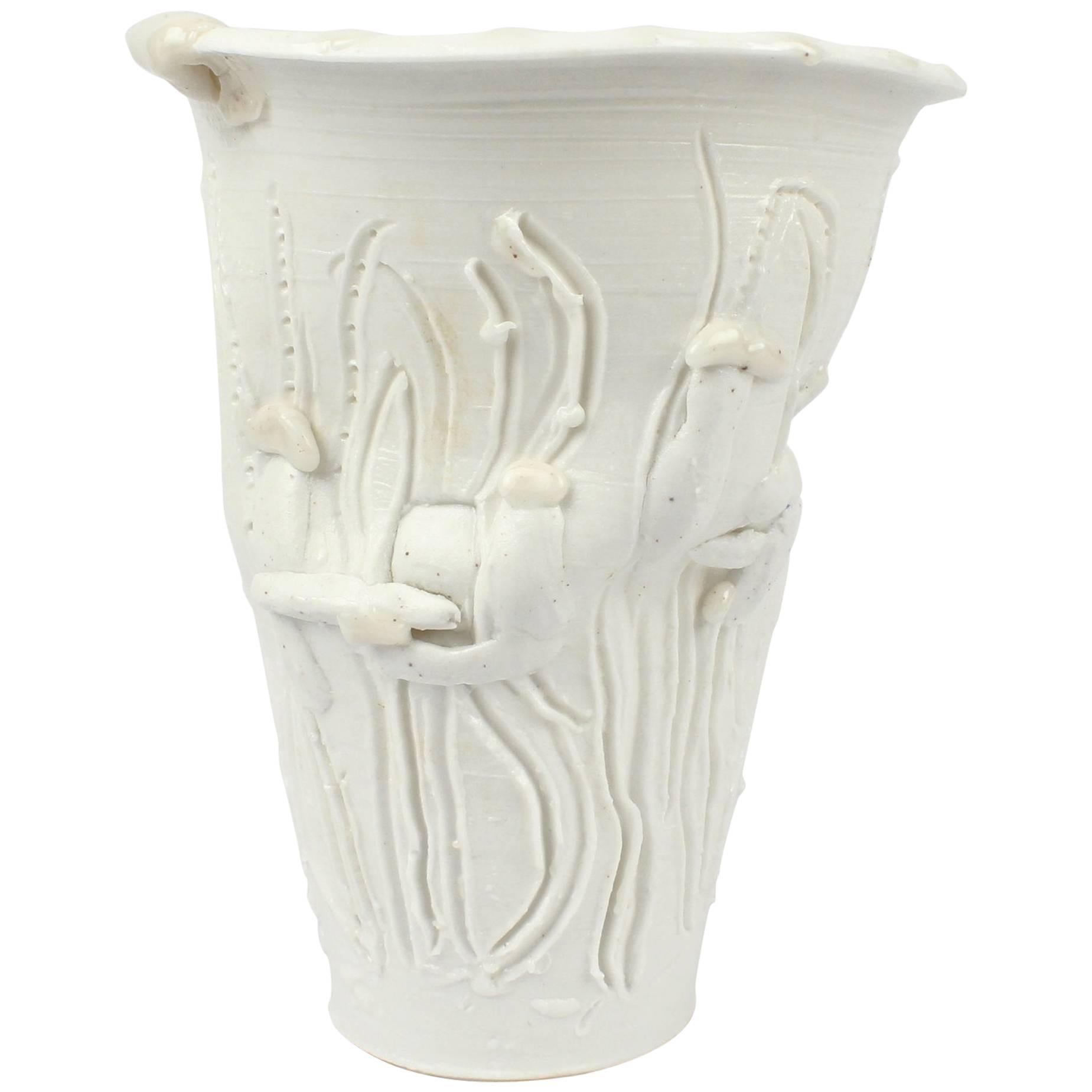 Large Complex Light Gatherer Porcelain Vase by Rudolf "Rudy" Staffel
