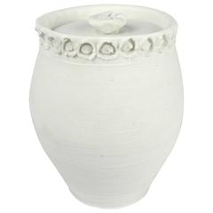 Large Rare Light Gatherer Covered Porcelain Jar by Rudolf "Rudy" Staffel 9