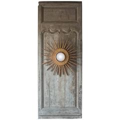 18th Century French Panel or Door with Soleil