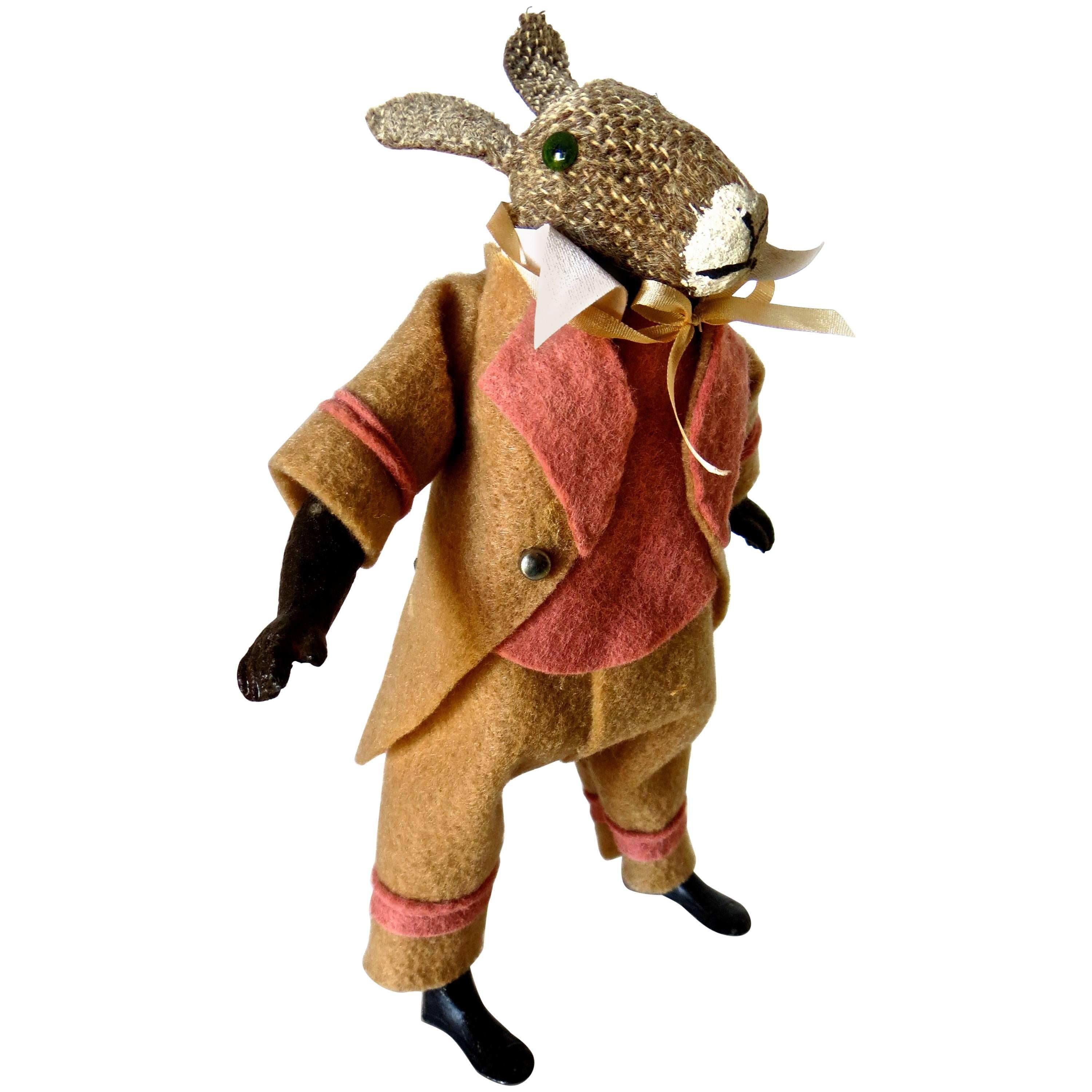 Clockwork "Walking Rabbit with Basket", circa 1890