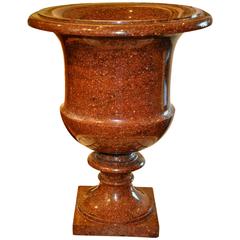 Large Early 19th Century Swedish Porphyry Campagna Form Urn 8