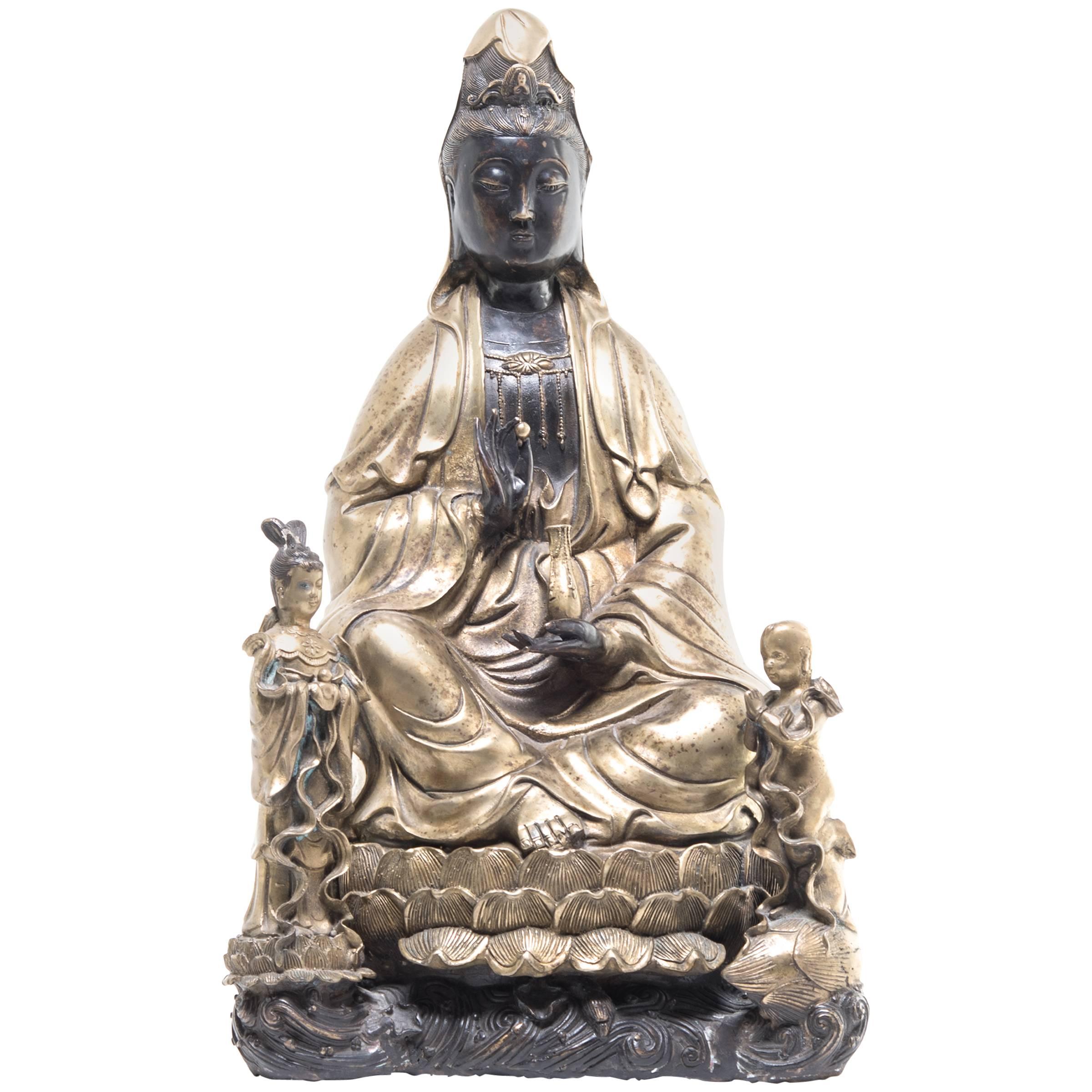 Gilt Bronze Guanyin