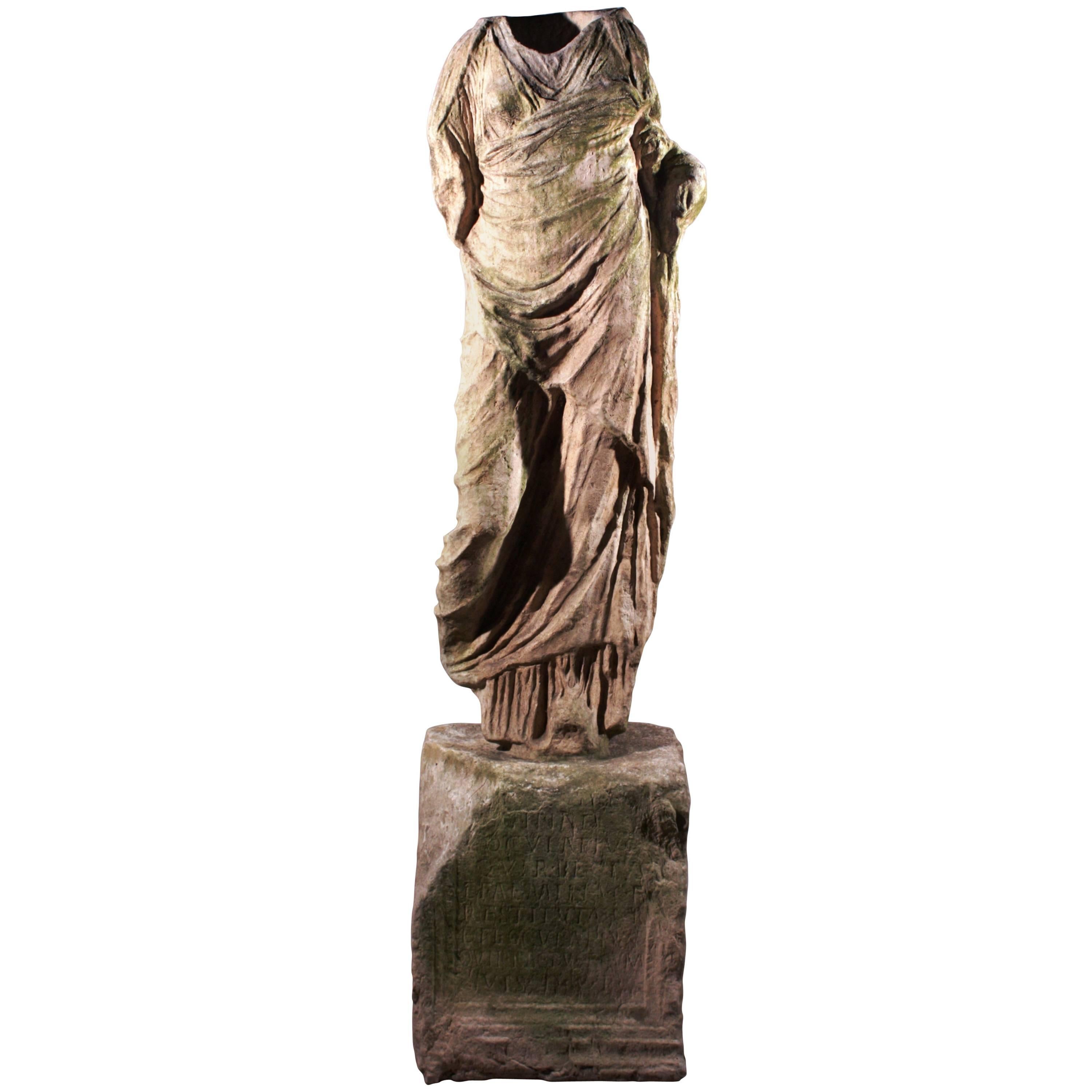 7
 Tall Ancient Roman Style Statue, Reproduction